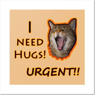 I need hugs! Urgent!! Posters and Art